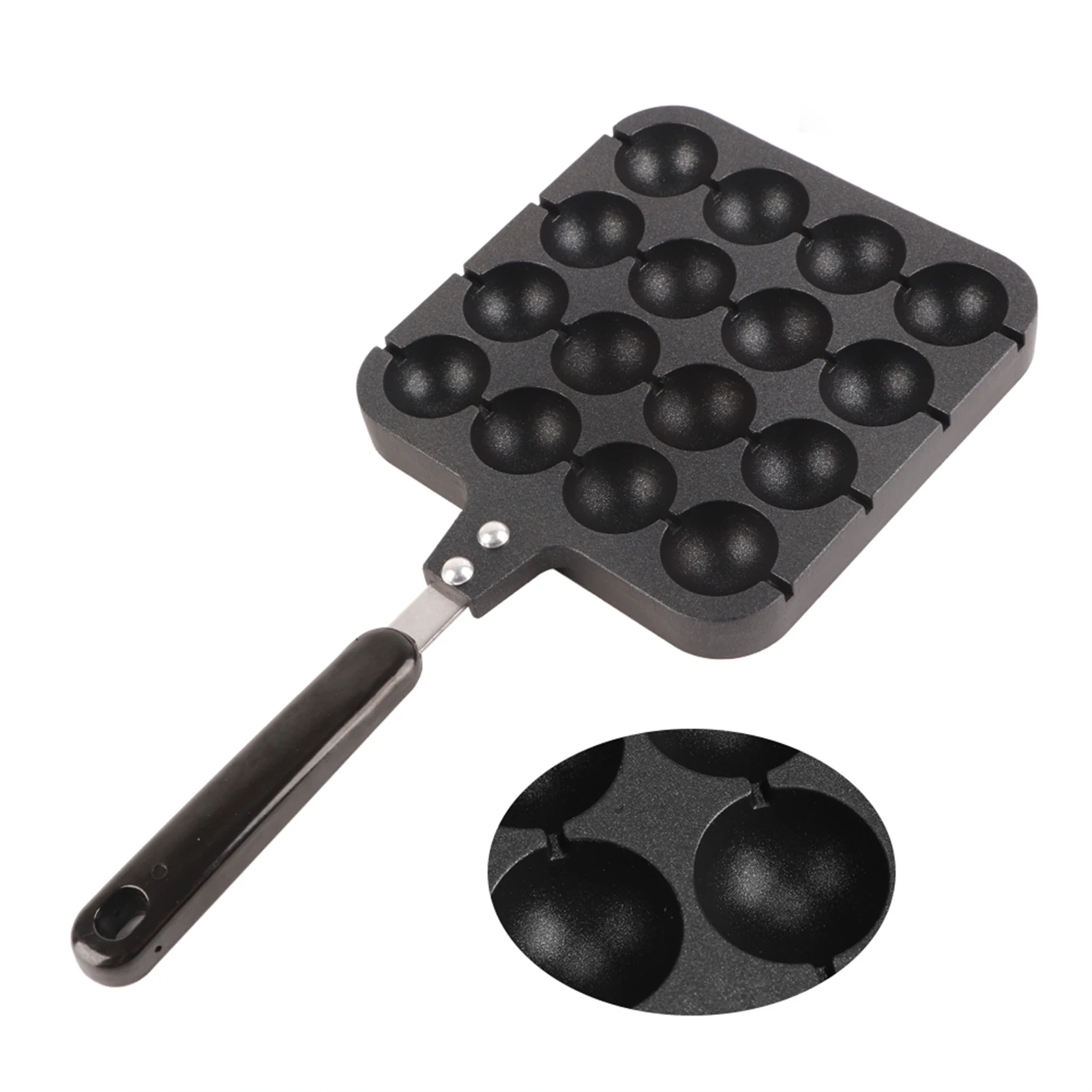 Takoyaki Grill Plate - 16 Holes Takoyaki Maker Non-Stick Takoyaki