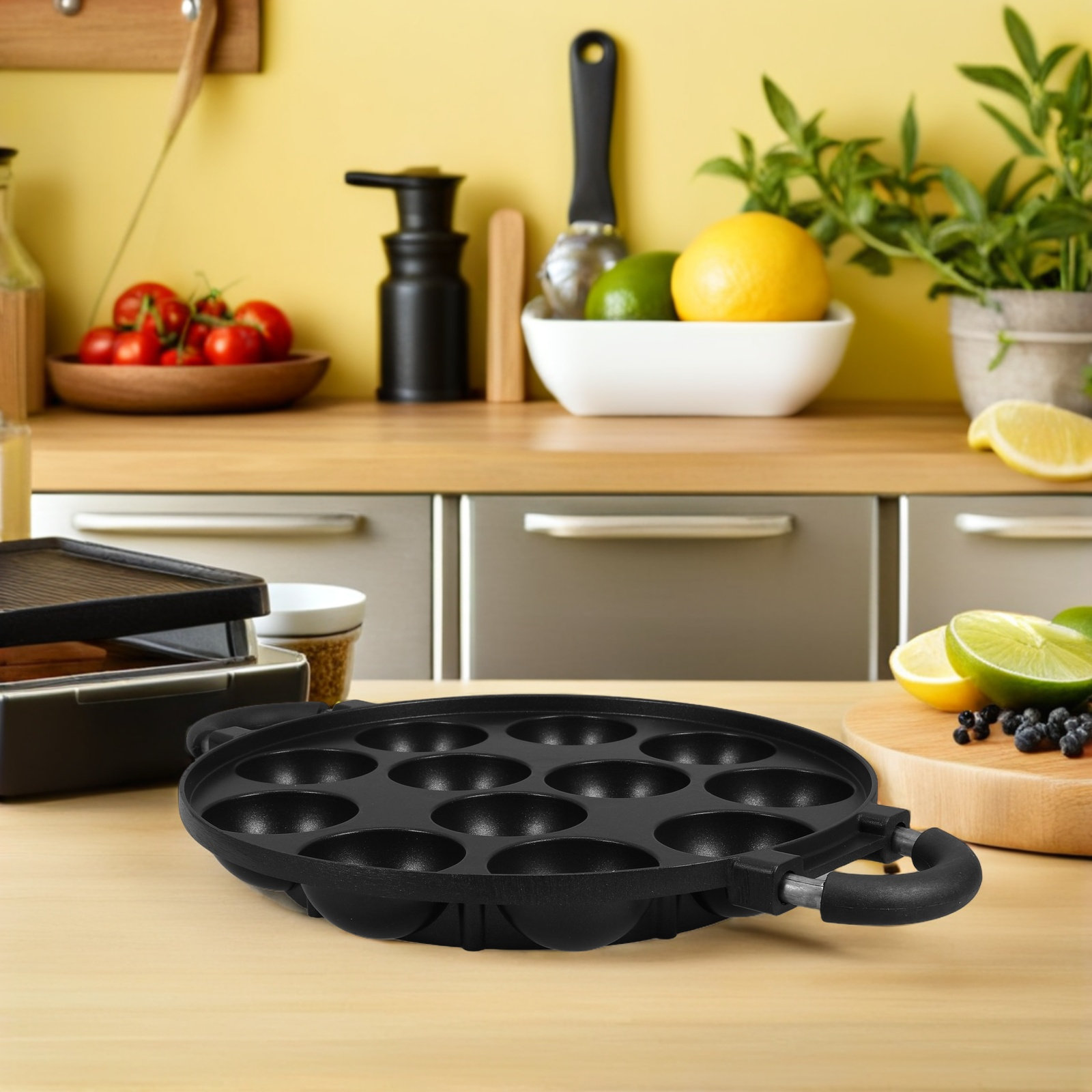12 Hole Takoyaki Maker Nonstic - Takoyaki Grill Plate review and price
