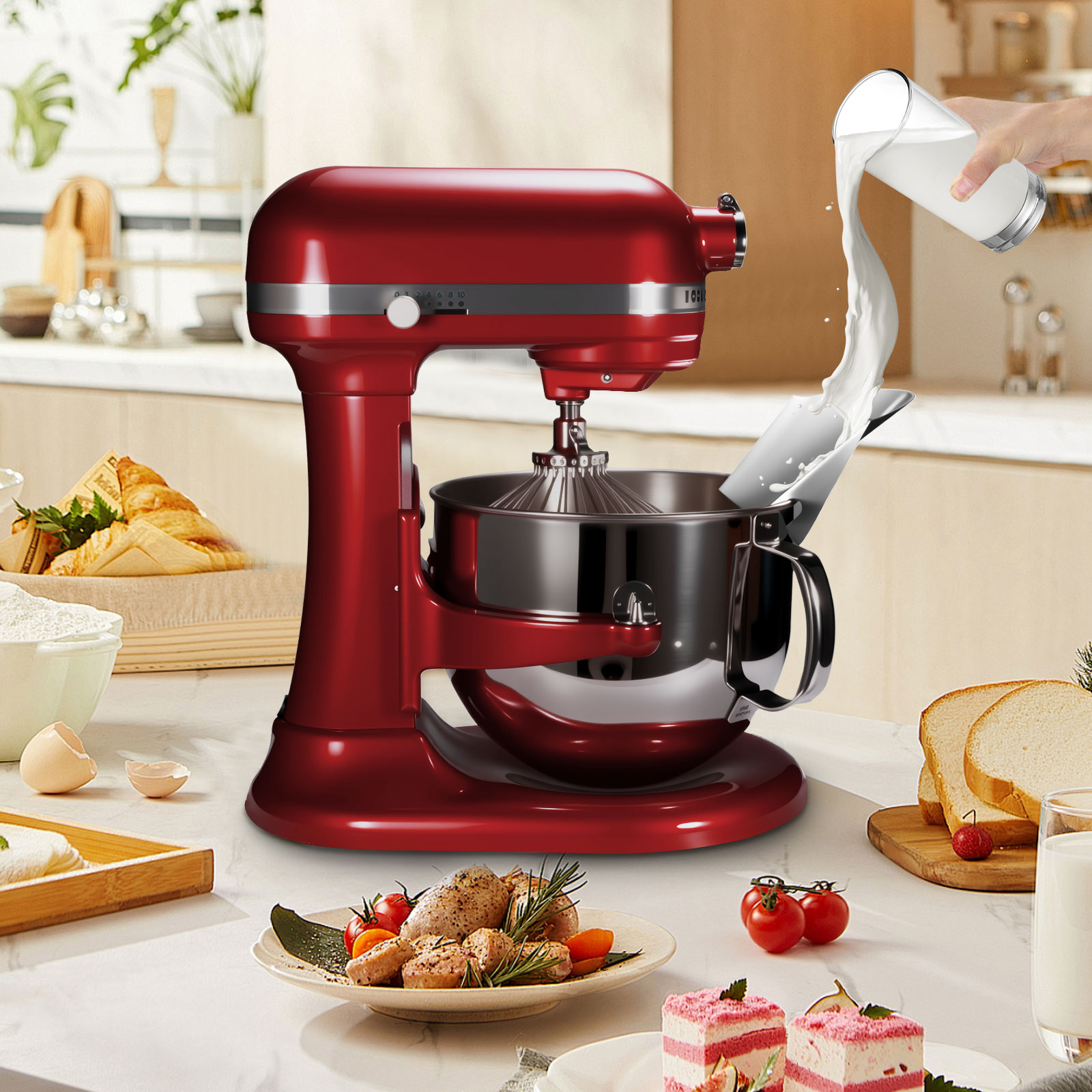 1pc Stainless Steel Tipping Gu - Kitchenaid Mixer Hand Mixer review and price